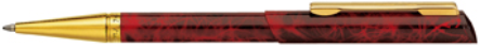 pieczątka dlugopis Heri 3089 czerwień grafiti