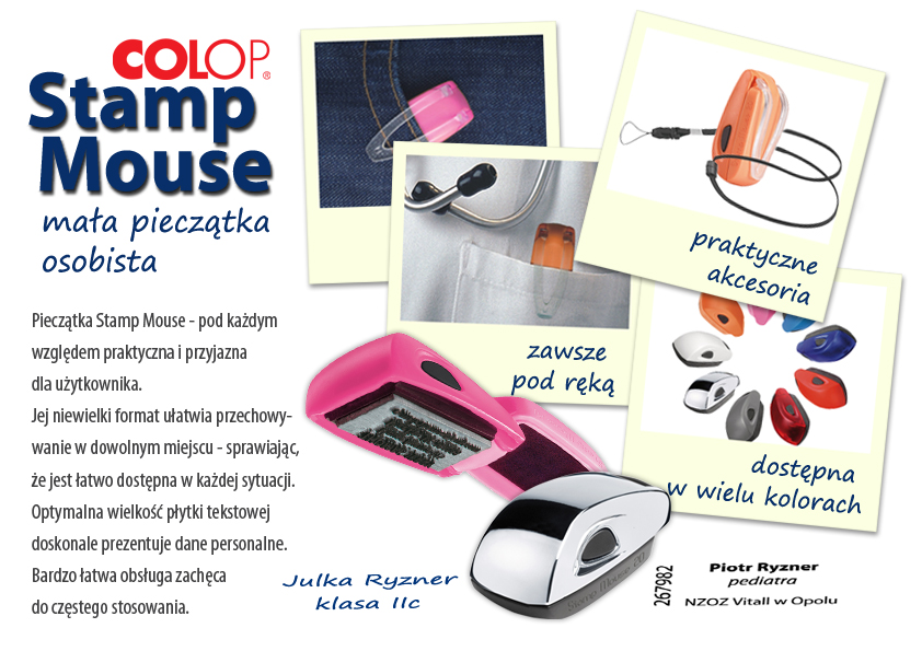 zdjęcie pieczątki Colop Stamp Mouse